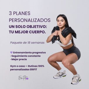 PAQUETE DE 3 PLANES PERSONALIZADOS (CON DESCUENTO)
